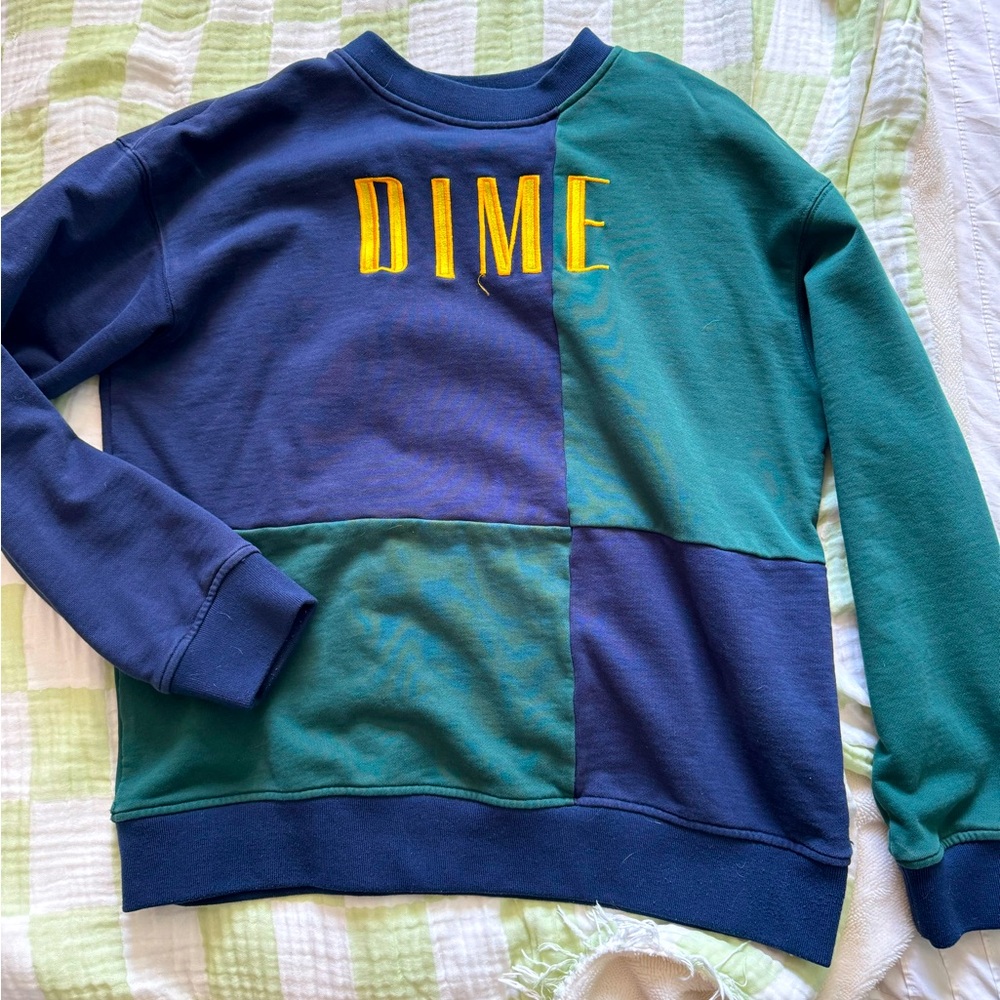 DIME color block crew neck